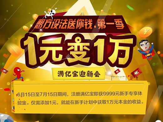 专题活动页面-1元变1万
