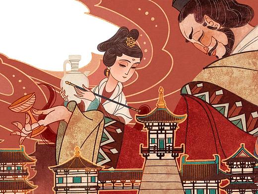 唐传奇故事绘本《虬髯客传》