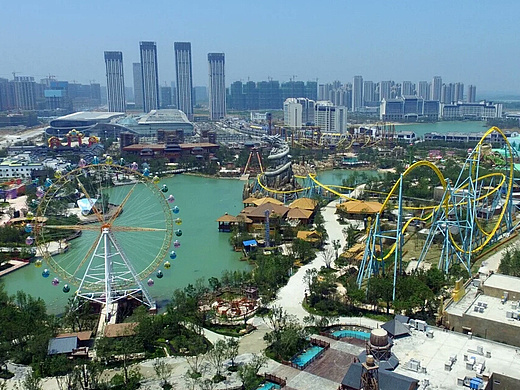 【合肥通】航拍合肥万达文化旅游城·万达大鼓