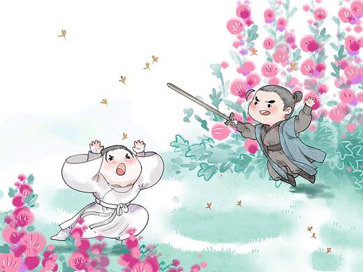 画的一版配图～（个人主页-ZNjAyMzE0MjQ=） - 商业插画 - 站酷设计师鱼小肠ccccc原创素材 - 站酷ZCOOL