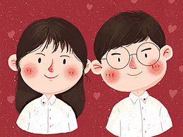 iPad手繪可愛頭像