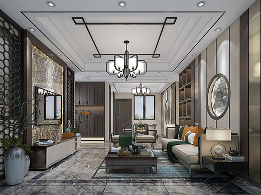 新中式客厅