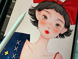 又是努力畫畫的一天