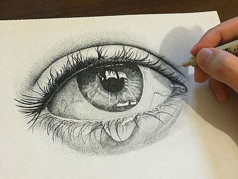 点绘 一滴眼泪