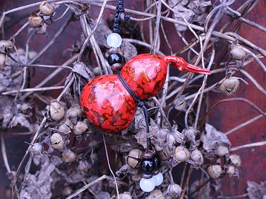 大漆葫芦钥匙扣