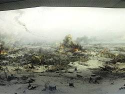 西柏坡环幕沙盘