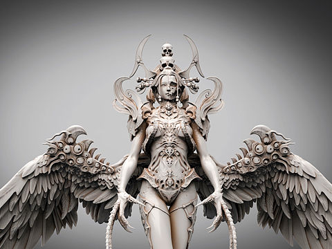 张欢欢雕像作品