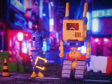 赛博朋克机器人