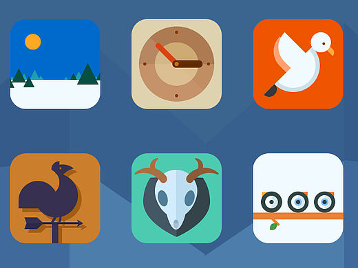 北欧风几何图标