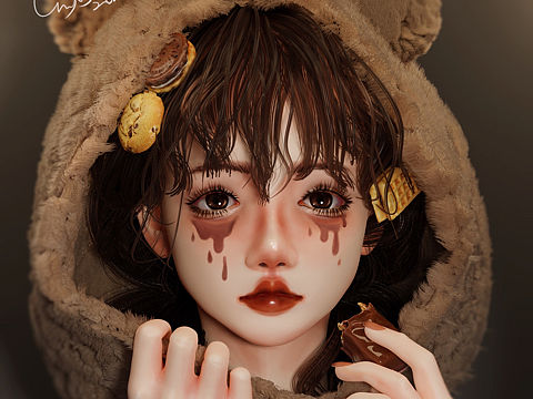 近期Blender数字人作品
