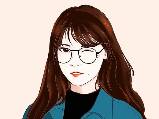 眼镜女孩
