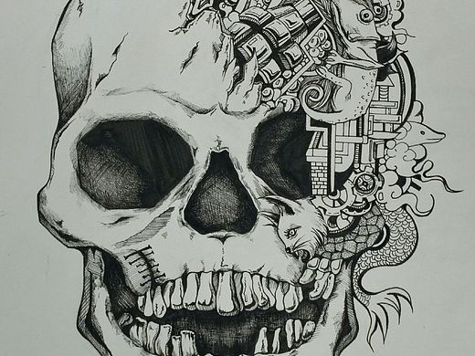 黑白装饰画
