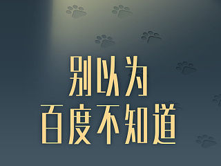 别以为百度不知道