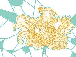 中国元素明信片