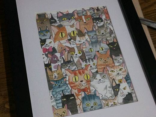 一群猫咪,送给小月