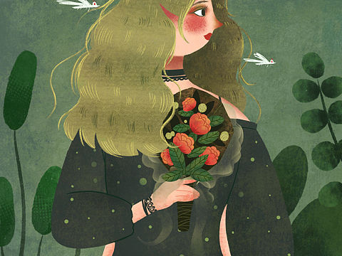 打卡插画3day（个人主页-ZNDQ1NDMzNTI=） - 商业插画 - 站酷设计师流浪的汪原创素材 - 站酷ZCOOL