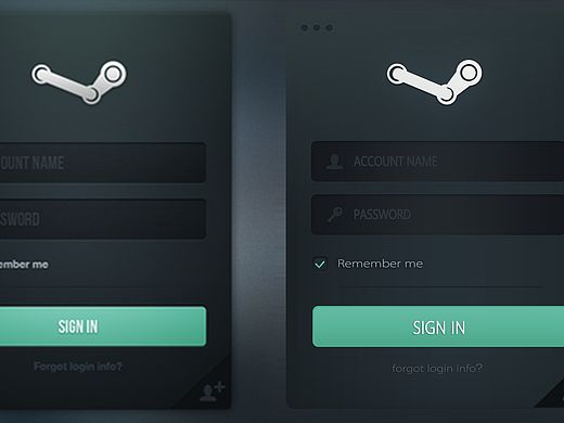 dribbble优秀作品临摹（登录界面）