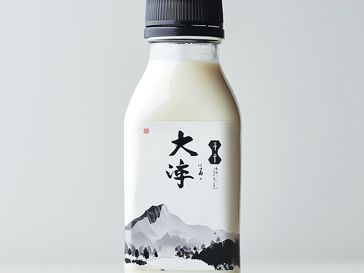 《大淬》高原鲜奶：水墨包装概念设计