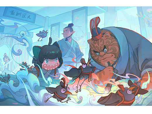 罗小黑战记系列同人插画