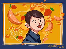 張子楓頭像繪制