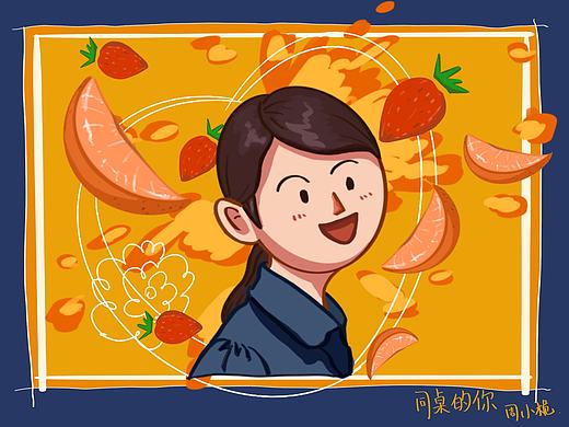 張子楓頭像繪制（個人主頁-ZNDEzNTI0ODQ=） - 創(chuàng)作習(xí)作 - 站酷設(shè)計師橘子或桔子原創(chuàng)素材 - 站酷ZCOOL