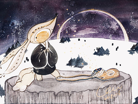 “没人认领的话…我就带走了？”（个人主页-ZMzIwNzcxOTI=） - 绘本 - 站酷设计师秦垂垂原创素材 - 站酷ZCOOL