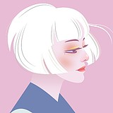 扁平图标插画十二生肖之巳蛇（悬浮侧栏作者头像） - 原创素材 - 站酷设计师瓷方原创素材 - 站酷ZCOOL