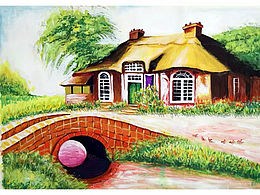 臨摹油畫練習(xí)