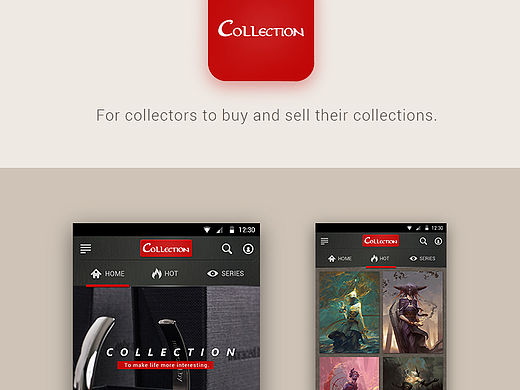 【APP】Collection（個人主頁-ZMTU5NDIyNDQ=） - APP界面 - 站酷設(shè)計(jì)師此ID僅用于圍觀原創(chuàng)素材 - 站酷ZCOOL