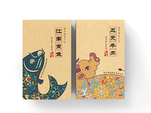 南京特色食品系列包装