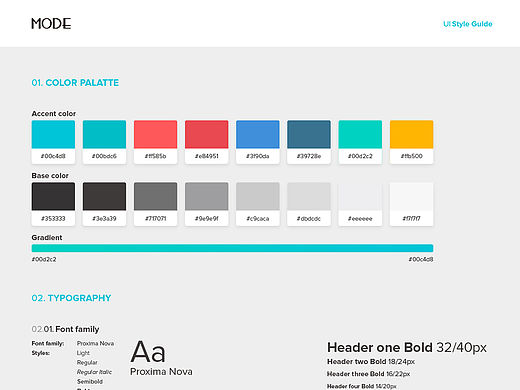 MODE Web Style Guide（个人主页-ZMTU1OTAxOTI=） - 其他网页 - 站酷设计师chousiyan原创素材 - 站酷ZCOOL