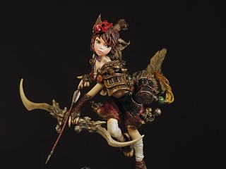 末那x斗战神丨系列手办第2弹《玉狐灵现》，高度：含地台23厘米。