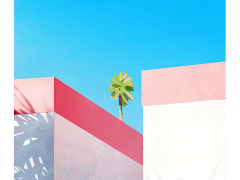2019夏日小插画
