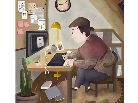 送给拼命工作的翟老师