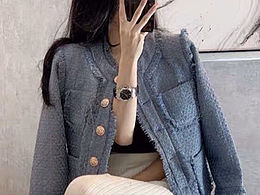 2020年小香风短款外套女年春秋新款韩版洋气百搭时尚