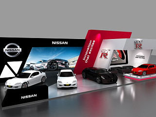 东风日产2014深港澳国际车展展台设计