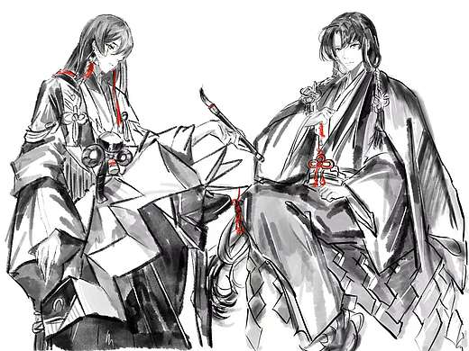 书法水墨画风