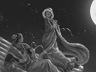 阮途记黑白插图