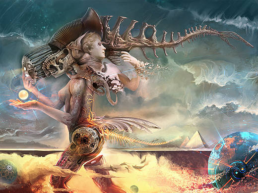 Meditation-05（个人主页-ZMTY3NDc4NDg=） - 艺术插画 - 站酷设计师CGartLab原创素材 - 站酷ZCOOL