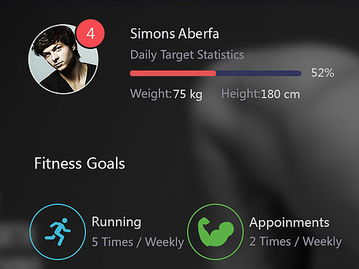 临摹改版运动类app