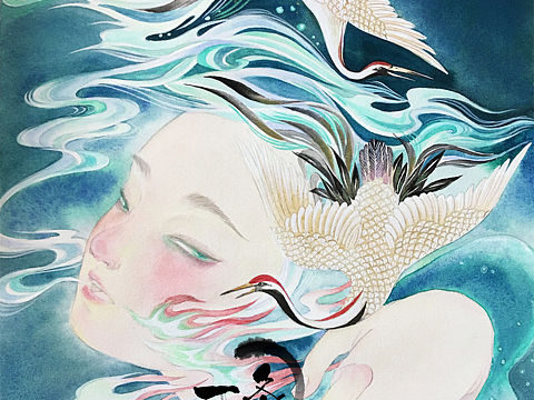 鹤.仙（个人主页-ZMTc4MDEyNTI=） - 艺术插画 - 站酷设计师魊门道原创素材 - 站酷ZCOOL