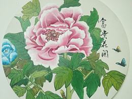 油画牡丹