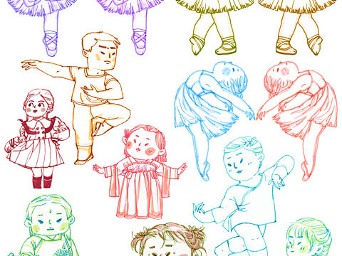 速寫練習(xí)，自制貼紙（個人主頁-ZNTgzNDU3NTI=） - 創(chuàng)作習(xí)作 - 站酷設(shè)計(jì)師Flankie原創(chuàng)素材 - 站酷ZCOOL