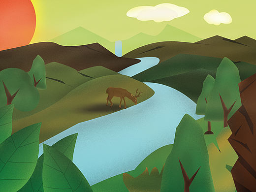 插畫作品（個人主頁-ZNTE0NzQ0NDg=） - 閃屏/壁紙 - 站酷設(shè)計(jì)師憨憨愛設(shè)計(jì)原創(chuàng)素材 - 站酷ZCOOL