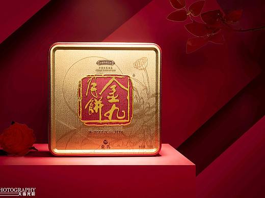 中秋月饼宣传册拍摄，金九月饼，商业摄影