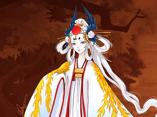 漢服設計之陰陽師（個人主頁-ZMjAzMjk5Njg=） - 創(chuàng)作習作 - 站酷設計師DLUU原創(chuàng)素材 - 站酷ZCOOL