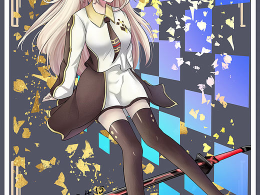 游戏王闪刀姬------零依（个人主页-ZNTkyNDY0ODA=） - 创作习作 - 站酷设计师人靠衣冠原创素材 - 站酷ZCOOL