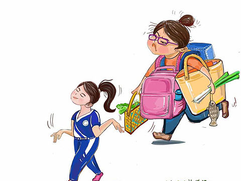 胖牛接娃放學(xué)記（個人主頁-ZMzk5NDc3MjQ=） - 創(chuàng)作習(xí)作 - 站酷設(shè)計師月半文刀原創(chuàng)素材 - 站酷ZCOOL