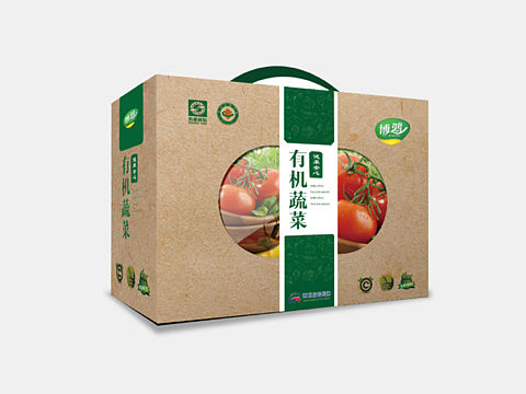 博鸿蔬菜logo设计-生鲜logo-农业品牌设计-包装设计