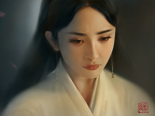 三生三世十里桃花（个人主页-ZMjA2MzMwNDg=） - 创作习作 - 站酷设计师mendafan原创素材 - 站酷ZCOOL